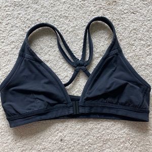 Front clasp sports bra
